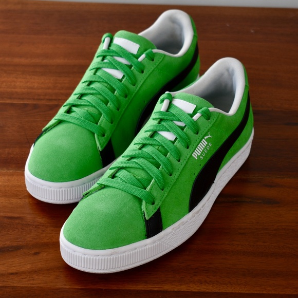 🆕 Puma Green Suede Classics - Picture 6 of 8